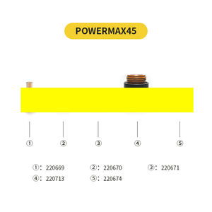 Electrodo de cobre de plasma Powermax45 220669 45A Consumible - Product Image 5