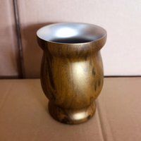 PRECIO DE FÁBRICA Taza de Acero Inoxidable de Doble Pared para Yerba Mate de 4oz, 6oz, 8oz, Termo, Juego de Accesorios con Cuchara y Pajita