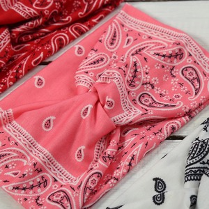 Diadema deportiva elástica, diademas anudadas de giro suave, estampado de entrenamiento de Yoga diario, bandana ancha, diademas con nudo, banda para el pelo envolvente para la cabeza - Product Image 4