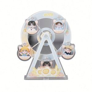 Llavero de acrílico transparente personalizado con diseño de estrella de anime, letrero de pie, regalo combinado creativo - Product Image 3