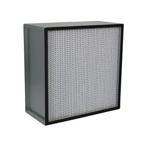 Multi tempat digunakan H13 filter udara tahan suhu tinggi Filter tungku Filter udara efisiensi tinggi
