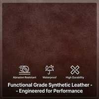 Cuir synthétique de qualité supérieure en grain de mouton pour chaussures, sacs et meubles de créateurs - Finition mate douce en PU, couleurs et épaisseur personnalisables