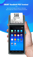 Terminal de pago móvil Q1Q2 T2T3, sistema Pos, Android, con impresora