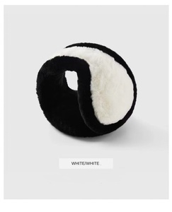 Couvre-oreilles en peluche de style Maillard, mignon et pliable Couvre-oreilles antigel pour femmes, cheveux de <span class=keywords><strong>lapin</strong></span>, chaud pour étudiants, hiver - Product Image 6