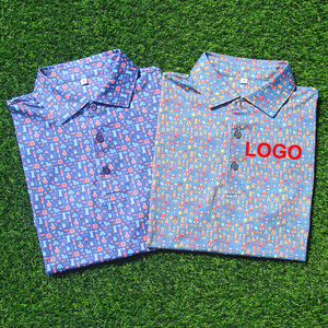 Polo de Golf de Ajuste Atlético y Secado Rápido con Estampado Deportivo, Diseño de Muestra Gratis por Fabricantes Profesionales para Personalizar Tu Propia Marca - Product Image 1