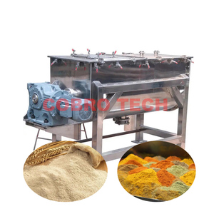 Automatic <strong>Ribbon</strong> <strong>Mixer</strong> for Food Plastics Chemicals 500L Capacity Coating Capability Motor Gear Driven High-Power 5.5kW - Product Image 4