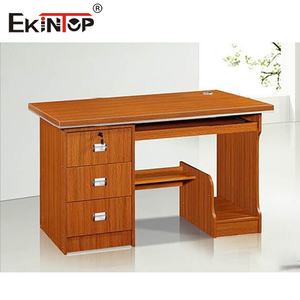 Ekintop Meja Kantor Rumah Modern Mewah Meja Kantor Kayu dengan Laci - Product Image 6