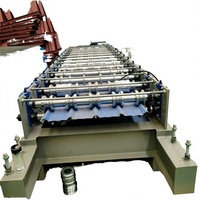 Machine de formage de tôles de toiture à double couche, équipement de fabrication de panneaux de toiture métalliques, équipement de fabrication de tuiles de toiture en acier galvanisé