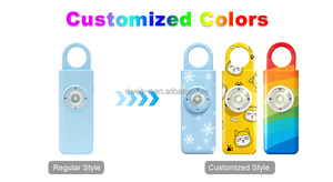 Anti attacco allarme di sicurezza personale di autodifesa Loud130db portachiavi per <span class=keywords><strong>protezione</strong></span> di autodifesa con luce stroboscopica - Product Image 4
