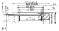 Interface I2C 0.96 \ "-15.6 \" Modules de papier électronique OLED de pouce Affichage à cristaux liquides PMOLED 1.44 \ "2.44 \" 5.0 \ "9.0 \"