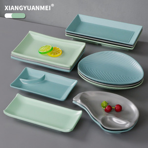 จานเมลามีนสไตล์นอร์ดิก Xiangyuanmei, จานสำหรับร้านอาหาร, จานสำหรับอาหารเย็น, พลาสติกเลียนแบบเซรามิก - Product Image 2
