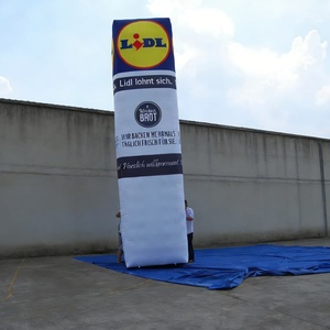 KeepFuns - Pilar Publicitario Inflable Personalizado Estilo <span class=keywords><strong>Lidl</strong></span>, Columna Inflable Impresa por 4 Lados para Supermercados y Comercios Minoristas - Product Image 5