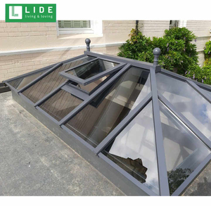 Claraboia Grande de Alumínio com Teto Curvo para Casa - Product Image 1