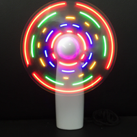 Kipas Pendingin Udara Mini LED Genggam yang Dapat Disesuaikan, Baterai Dapat Diganti, Logo yang Dapat Dipersonalisasi untuk Penggunaan Rumah Tangga dan Hotel