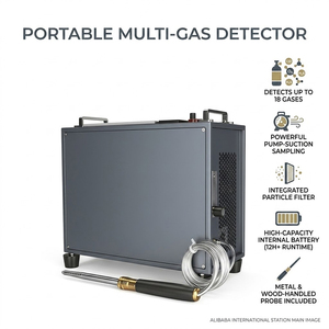 Carbon Monoxide CO and Gas Detector Alarm Pump Gas Analyzer for Flue Gas & High Temperature Environments - Product Image 1