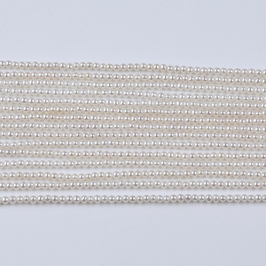 Promotion Perles de culture d'eau douce naturelles de 2-2,5 mm pour la fabrication de colliers, bracelets et boucles d'oreilles DIY, Zhuji Mini - Product Image 4