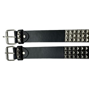 <span class=keywords><strong>Ceinture</strong></span> <span class=keywords><strong>en</strong></span> cuir PU noir classique pour femmes <span class=keywords><strong>en</strong></span> gros, style punk, avec rivets à <span class=keywords><strong>perles</strong></span> carrées, style Y2K, largeur 3,8 cm, boucle <span class=keywords><strong>en</strong></span> alliage - Product Image 5