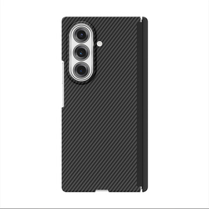 Étui de téléphone magnétique de luxe en fibre de carbone antichoc en fibre d'<span class=keywords><strong>aramide</strong></span> pour Samsung Galaxy <span class=keywords><strong>Z</strong></span> <span class=keywords><strong>Fold</strong></span> 7 6 5 4 <span class=keywords><strong>3</strong></span> - Product Image 6
