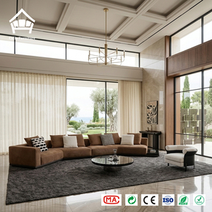 Italian Minimalist Modular Couch Velvet Fabric Cloud Set Living Room Interior Designer Solution for High-<b>End</b> Apartments - Product Image 1