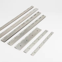 Accessoires de quincaillerie industrielle : Charnière longue continue et petite charnière piano pliante en acier inoxydable poli