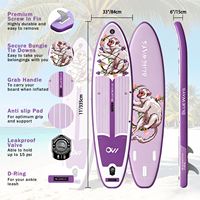 Nouvelle Planche de Stand-Up Paddle Gonflable Tout-Terrain pour Enfants 2026 avec Pompe, Sac et Accessoires – Durable et Portable pour le Surf