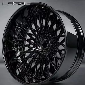 Jantes forgées en 2 parties 6061 T6 5x114.3 17 18 19 20 pouces 5X112 5X120 5X120.65 pour Chevrolet Caprice Landau C10 Impala 1985 - Product Image 2
