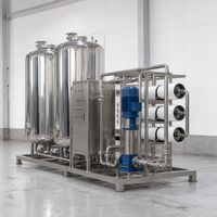 Système de traitement d'eau ultrapure par osmose inverse EDI RO industriel, productivité de 5000 L/heure, garantie 1 an, pour l'électronique semi-conductrice