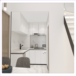 Armario <span class=keywords><strong>de</strong></span> cocina <span class=keywords><strong>de</strong></span> aluminio resistente al agua Prima, antimoho, adecuado para áreas húmedas <span class=keywords><strong>cerca</strong></span> <span class=keywords><strong>de</strong></span> fregaderos, lavavajillas, fácil <span class=keywords><strong>de</strong></span> limpiar - Product Image 5