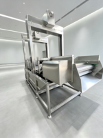Hoge capaciteit roestvrijstalen food grade volautomatische multifunctionele groente- en fruitbelwasmachine pomp hoog