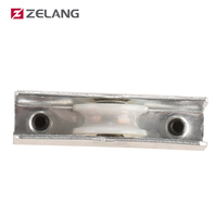 Rouleau de suspension moderne robuste en fer poli pour porte coulissante, pour porte de grange, porte de garage, extérieur, roulement fluide, pour salle de bain, hôtel, villa