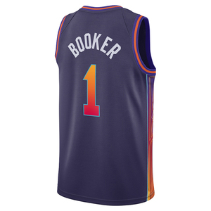 Herenkleding # 1 Booker Phoenix Jersey Op maat gemaakte basketbaloverhemden Geborduurde jeugduniformen Sportkleding met logo's Hot-press - Product Image 6