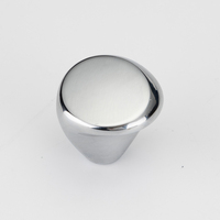 Bouton de meuble moderne en forme de cône, à trou unique, en alliage de zinc, petit tirette de tiroir, finition or/argent, mobilier minimaliste personnalisable