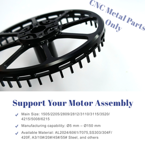 Детали двигателя с ЧПУ: основание статора / фланец статора / крепление статора для бесщеточного двигателя дрона - Product Image 5