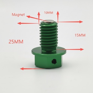Tapón de Aceite Magnético de Alta Calidad M10*1.5 de Aleación de Aluminio para Motocicleta con 1 Mes de Garantía para Reemplazo/Actualización en Posición Inferior - Product Image 4