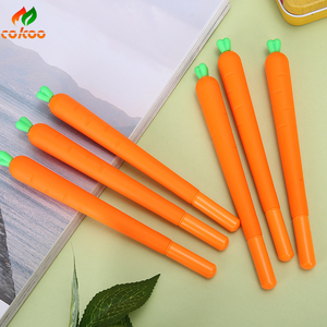 Wortelvormig Gelpen Schattig Ontwerp, Unieke Op Groenten Geïnspireerde Stijl, Ideaal Voor Studentengeschenken En Briefpapier - Product Image 1