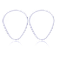 DAMEI Coussinets en gel en forme de pêche pour l'avant-pied, tapis de protection anti-frottement, absorption des chocs, souples, accessoires de chaussures unisexes