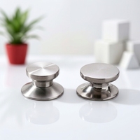 Bouton de couvercle de casserole en acier inoxydable 201SS personnalisé, haute qualité, résistant à la chaleur, compatible four, écologique, pièces de batterie de cuisine, direct usine