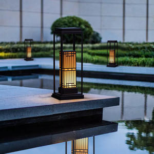 โคมไฟสนามหญ้าพลังงานแสงอาทิตย์กลางแจ้ง LED กันน้ำวิลล่าสวนลานย่านที่พักอาศัย - Product Image 2