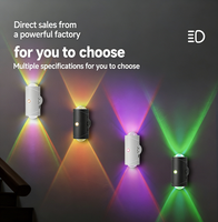 Lampe de nuit LED magnétique, lumière ambiante RGB, lumière de nuit murale à capteur, lumière de couloir LED