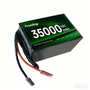 แบตเตอรี่ลิเธียมไอออนแบบโซลิดสเตตความหนาแน่นพลังงานสูง 6S-24S 267wh/kg 35000mah Hv สำหรับโดรนเกษตรกรรม ปรับแต่งได้ตามความต้องการจากโรงงาน - Product Image 1