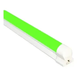 Tubo de luz LED T8 de 18W, 1.20mt con canalón de plástico verde, vidrio de 2 pies, cuerpo de PC certificado por ROHS - Product Image 1