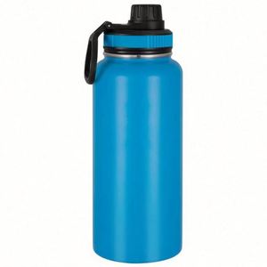 Botella de agua deportiva personalizada de 30oz con tapa abatible a prueba de fugas con logotipo de plástico reutilizable Tritan sin BPA para gimnasio y exteriores - Product Image 3