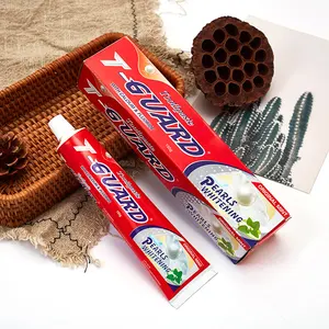 Оптовая продажа, OEM, частная марка, жемчужно-белая зубная отбеливающая зубная паста для удаления зубного камня, фторид T-Guard, Производитель Зубной Пасты