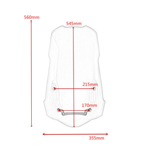 กระจกบังลมหน้ารถมอเตอร์ไซค์แบบยกสูงสำหรับ Triumph <span class=keywords><strong>Tiger</strong></span> <span class=keywords><strong>900</strong></span> <span class=keywords><strong>GT</strong></span> Low <span class=keywords><strong>GT</strong></span> <span class=keywords><strong>Pro</strong></span> ขายส่ง - Product Image 4