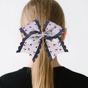 Lớp lấp lánh Sequins Trọng lượng nhẹ cổ vũ tóc phụ kiện màu hồng cổ Vũ Cung - Product Image 4