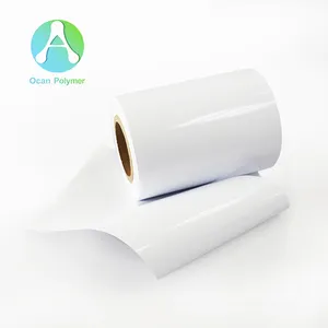 Thin rigid white PVC roll PVC sheet roll for vacuum forming