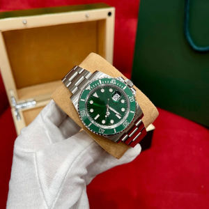 Reloj de hombre personalizado y a la moda, caja de acero inoxidable con cristal de zafiro, 44 mm de diámetro, reloj de marca de lujo - Product Image 1