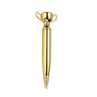 Stylo bille créatif en forme de trophée 1,0 mm, en plastique, avec logo personnalisé, idéal pour les prix de compétition, vente en gros