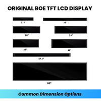 Pantalla LCD Ultra Ancha BOE de 19, 21, 24, 28, 29, 36, 43 y 48 Pulgadas para Publicidad en Supermercados, Pantalla Digital para Estantes