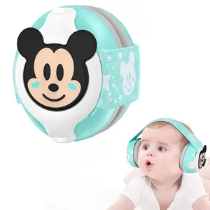 Bé Earmuffs Chống Tiếng Ồn Hủy Bỏ Cho Tai Nghe-Trẻ Sơ Sinh Tai Bảo Vệ Cách Âm Headband 2 Trong 1 Trẻ Em Trẻ Sơ Sinh Phim Hoạt Hình